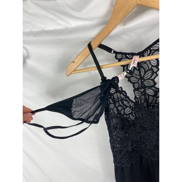 NWT Jezebel Renee Lace & Mesh Babydoll + Underwear Set Size Medium - Picture 4 of 6